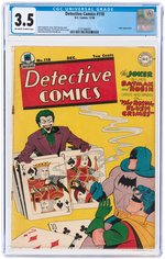 "DETECTIVE COMICS" #118 DECEMBER 1946 CGC 3.5 VG-.