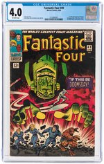 "FANTASTIC FOUR" #49 APRIL 1966 CGC 4.0 VG (FIRST FULL GALACTUS).