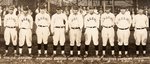 1927 PHILADELPHIA ROYAL GIANTS VS HAWAII ASAHI (TOUR OF JAPAN) PANORAMA W/HOF'ERS MACKEY & COOPER.