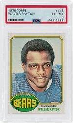 1976 TOPPS WALTER PAYTON ROOKIE CARD #148 PSA EX-MT 6.