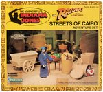 "THE ADVENTURES OF INDIANA JONES IN RAIDERS OF THE LOST ARK - STREETS OF CAIRO" FACTORY-SEALED SET.