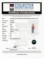 "G.I. JOE - CUTTER - HOVERCRAFT PILOT" SERIES 3 "FINAL ENGINEERING PILOT" FIGURE CAS 85+.