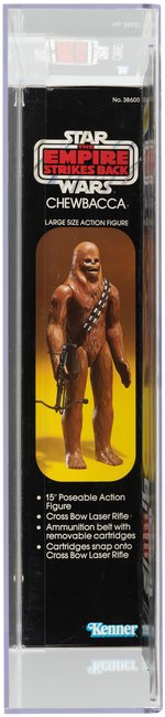 "STAR WARS: THE EMPIRE STRIKES BACK - CHEWBACCA" 12 INCH SERIES ASSEMBLED BOX FLAT AFA 75 Q-EX+/NM.