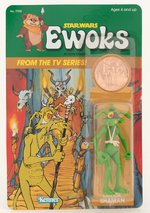 "STAR WARS: EWOKS - DULOK SHAMAN" ON CARD.