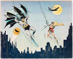 BATMAN AND ROBIN DAVCO PRINT SET.