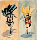 BATMAN AND ROBIN DAVCO PRINT SET.