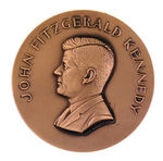 JFK OFFICIAL BRONZE INAUGURAL MEDAL.