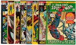 "AMAZING SPIDER-MAN" BRONZE AGE LOT OF 34 ISSUES.