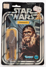 "STAR WARS" CHEWBACCA 12 BACK-C CARDED ACTION FIGURE.