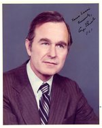 "GEORGE BUSH" SIGNED PHOTO AS DIRECTOR OF CENTRAL INTELLIGENCE.