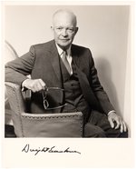 "DWIGHT D. EISENHOWER" SIGNED PHOTO.