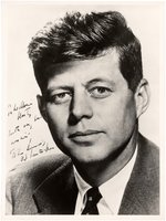 OUTSTANDING "JOHN F. KENNEDY US SENATOR MASS." SIGNED PHOTO.