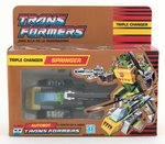 "TRANSFORMERS - TRIPLE CHANGER SPRINGER" FACTORY SEALED SPANISH BOX.