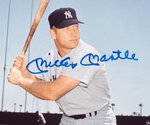 MICKEY MANTLE SIGNED PHOTO.