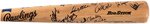 1993 TEXAS RANGERS TEAM-SIGNED BASEBALL BAT.