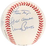 500 HOME RUN CLUB MULTI-SIGNED BASEBALL.