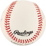 500 HOME RUN CLUB MULTI-SIGNED BASEBALL.