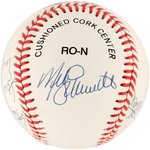 500 HOME RUN CLUB MULTI-SIGNED BASEBALL.