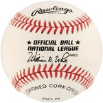 500 HOME RUN CLUB MULTI-SIGNED BASEBALL.