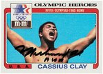 MUHAMMAD ALI SIGNED TRADING CARD.