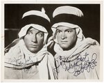 BOB HOPE AND BING CROSBY SIGNED PHOTO.