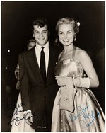 TONY CURTIS AND JANET LEIGH SIGNED PHOTO.