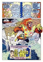 "THE FURY OF FIRESTORM, THE NUCLEAR MAN" #2 COMIC BOOK PAGE ORIGINAL ART BY PAT BRODERICK.