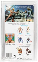 "MASTERS OF THE UNIVERSE - HE-MAN - MOST POWERFUL MAN IN THE UNIVERSE" SUPER 7 CAS 85+.