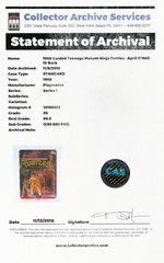 "TEENAGE MUTANT NINJA TURTLES - APRIL O'NEIL" SERIES 1/10 BACK CAS 85.