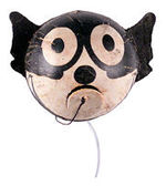 "FELIX" THE CAT FIGURAL HORN.