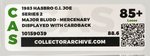 "G.I. JOE - MAJOR BLOOD" SERIES 2 FIGURE DISPLAYED W/CARDBACK LOOSE CAS 85+.