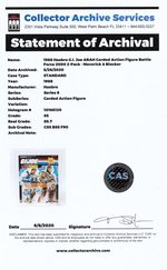 "G.I. JOE BATTLE FORCE 2000 - MAVERICK & BLOCKER" SERIES 6/34 BACK CAS 85.