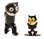 FELIX THE CAT CELLULOID FIGURE AND CARD HOLDER.