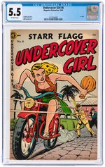 "UNDERCOVER GIRL" #6 1954 CGC 5.5 FINE-.