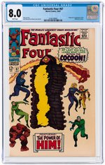 "FANTASTIC FOUR" #67 OCTOBER 1967 CGC 8.0 VF (FIRST HIM - ADAM WARLOCK).