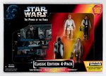 "STAR WARS: THE POWER OF THE FORCE - CLASSIC EDITION FOUR PACK" CAS 80+.