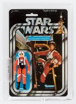 "STAR WARS - LUKE SKYWALKER X-WING PILOT" DISPLAYED W/21 BACK CARDBACK LOOSE CAS 80.