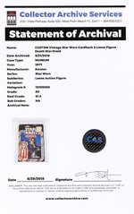 "STAR WARS - DEATH STAR DROID" DISPLAYED W/21 BACK CARDBACK LOOSE CAS 80.