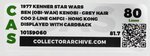 "STAR WARS - BEN (OBI-WAN) KENOBI" DISPLAYED W/12 BACK CARDBACK LOOSE CAS 80.