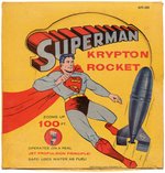 "SUPERMAN KRYPTON ROCKET" BOXED SET.