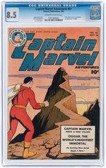 "CAPTAIN MARVEL ADVENTURES" #61 MAY 1946 CGC 8.5 VF+.