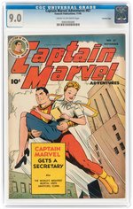 "CAPTAIN MARVEL ADVENTURES" #67 NOVEMBER 1946 CGC 9.0 VF/NM CROWLEY PEDIGREE.