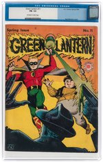 "GREEN LANTERN" VOL. 1 #11 SPRING 1944 CGC 5.5 FINE-.