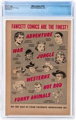 "WHIZ COMICS" #153 JANUARY 1953 CGC 5.5 FINE-.