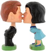 JOHN & JACKIE KENNEDY CLASSIC KISSING BOBBING HEAD DOLLS.