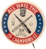 1917 CHICAGO WHITE SOX "ALL HAIL THE CHAMPIONS" W/CHARLES COMISKEY (HOF).