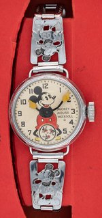 "INGERSOLL MICKEY MOUSE WRIST WATCH" FIRST VERSION IN 1933 CHICAGO EXPOSITION BOX.