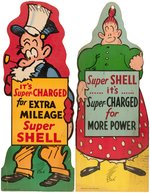 TOONERVILLE FOLKS/MUTT AND JEFF SHELL GAS SIGN LOT.