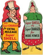 TOONERVILLE FOLKS/MUTT AND JEFF SHELL GAS SIGN LOT.