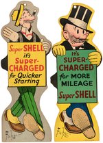 TOONERVILLE FOLKS/MUTT AND JEFF SHELL GAS SIGN LOT.